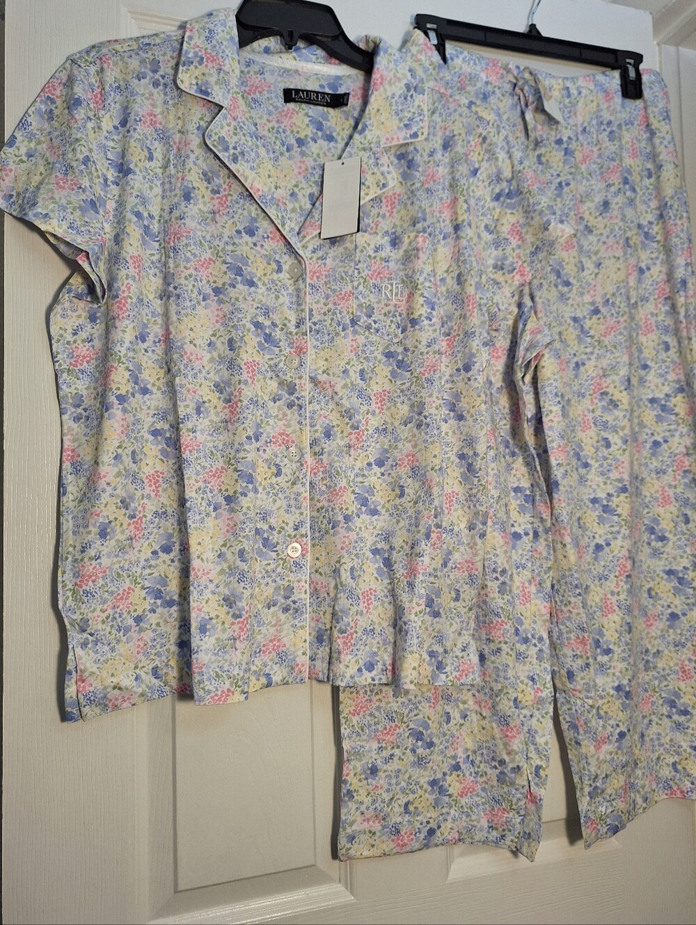 Lauren Ralph Lauren Floral Pajama Set Size L NWT